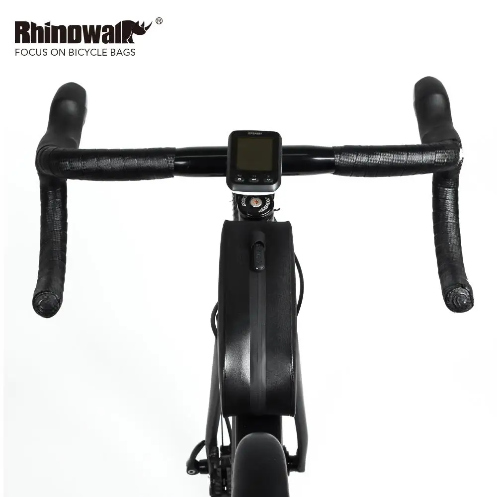 Rhinowalk MTB велосипедный передний каркас сумки Водонепроницаемый Велоспорт труба сумка большой емкости дорожный велосипед Паньер чехол для телефона черный RK18330