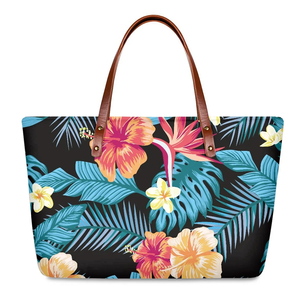 

Cumagical New Arrivals Handbags Hawaii Flower Leaf Samoa Tonga Tribal 2022 Fashion Custom Wholesale Ladies Women Hand Bags