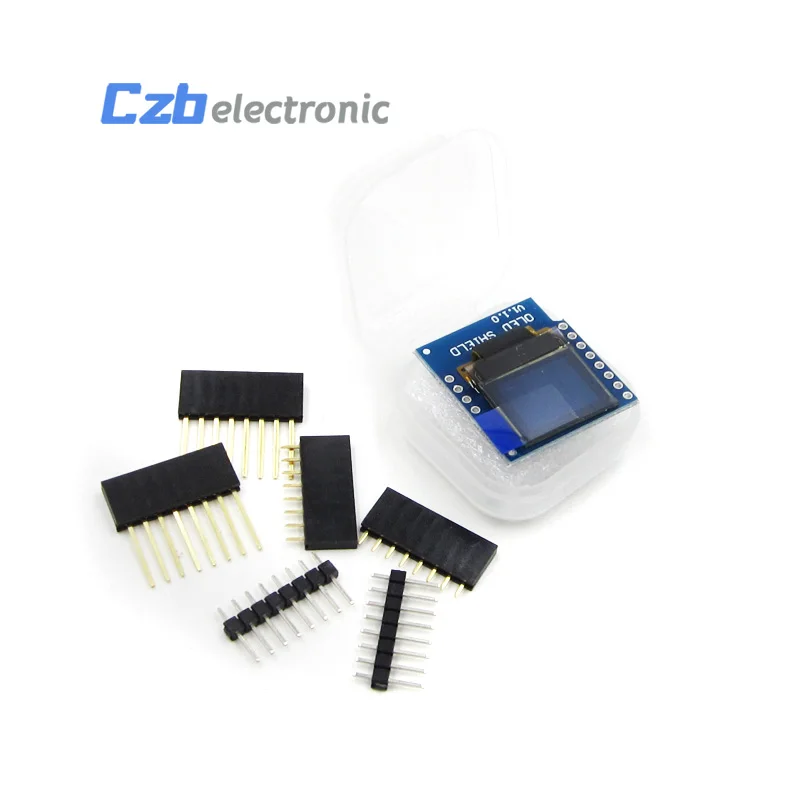 SSD1306 oled экран для WeMos D1 Mini IIC IEC IOT 0 66 дюймов 64X48 модуль 3 В Mini|Комплекты умного дома| |