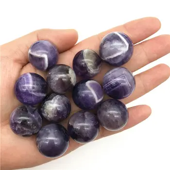 

Wholesale 1PC Natural Dream Amethyst Ball Purple Quartz Crystal Sphere Gemstone Healing Balls Natural Quartz Crystals