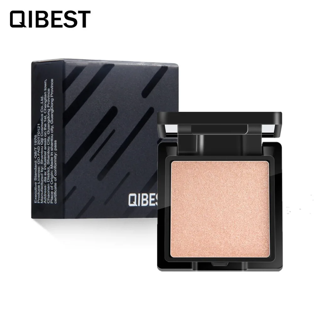 Qibest 7 Color Highlighter Powder Makeup Palette Bronzer Iluminador Face Glow Highlight Brighten Shimmer Contour Make Up Powder