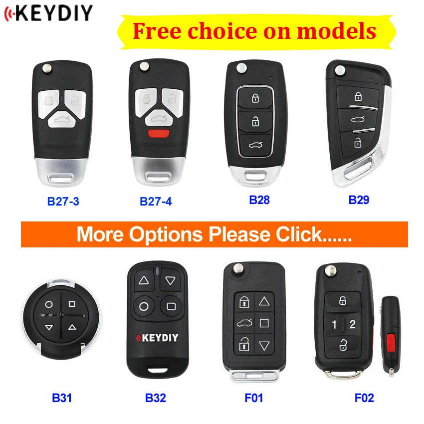 KEYDIY Remote KD Remote Control Car Key B27 3 B27 4 B28 B29 B31 B32 F01