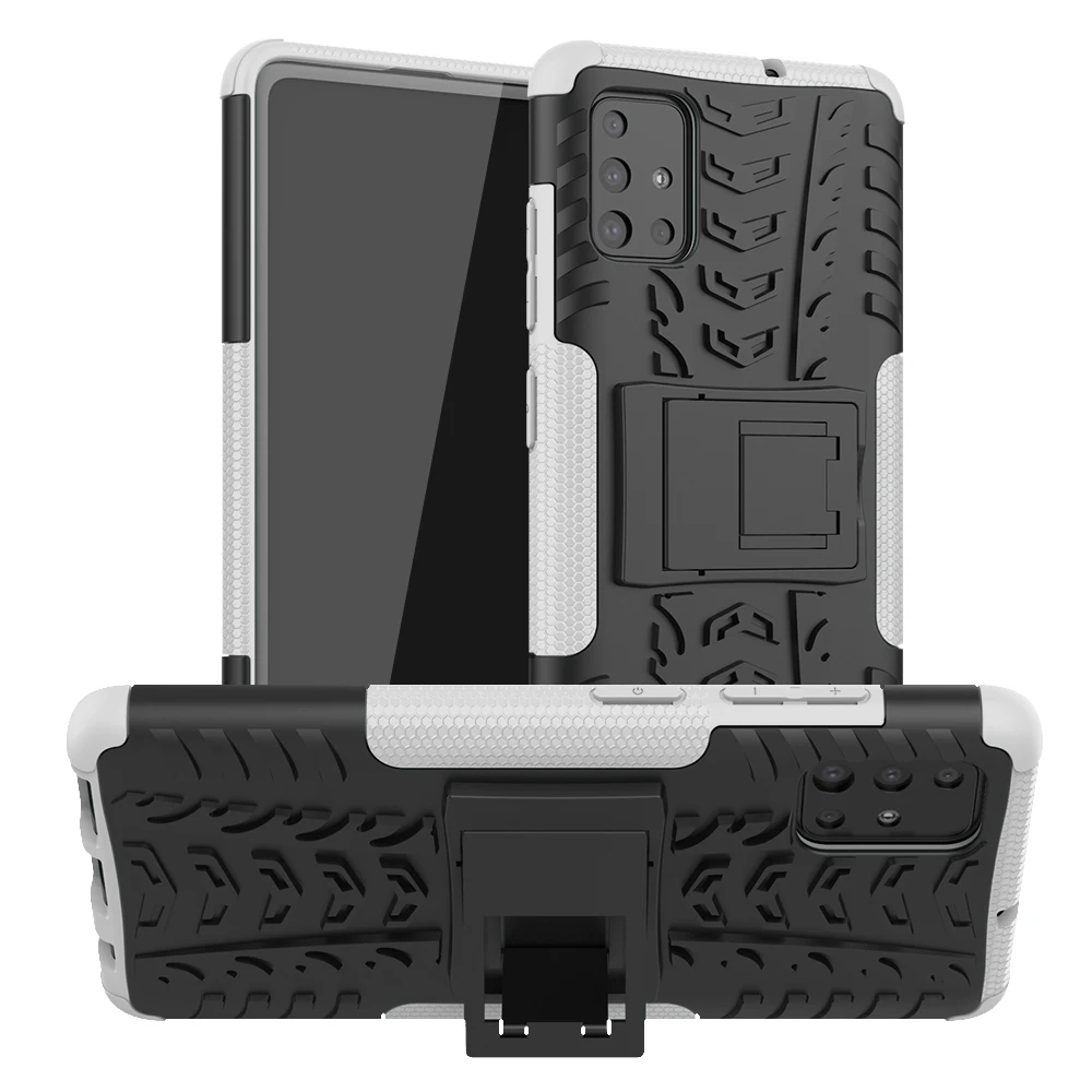 Противоударный силиконовый бронированный чехол для телефона Samsung Galaxy A51 A71 A10S A20S