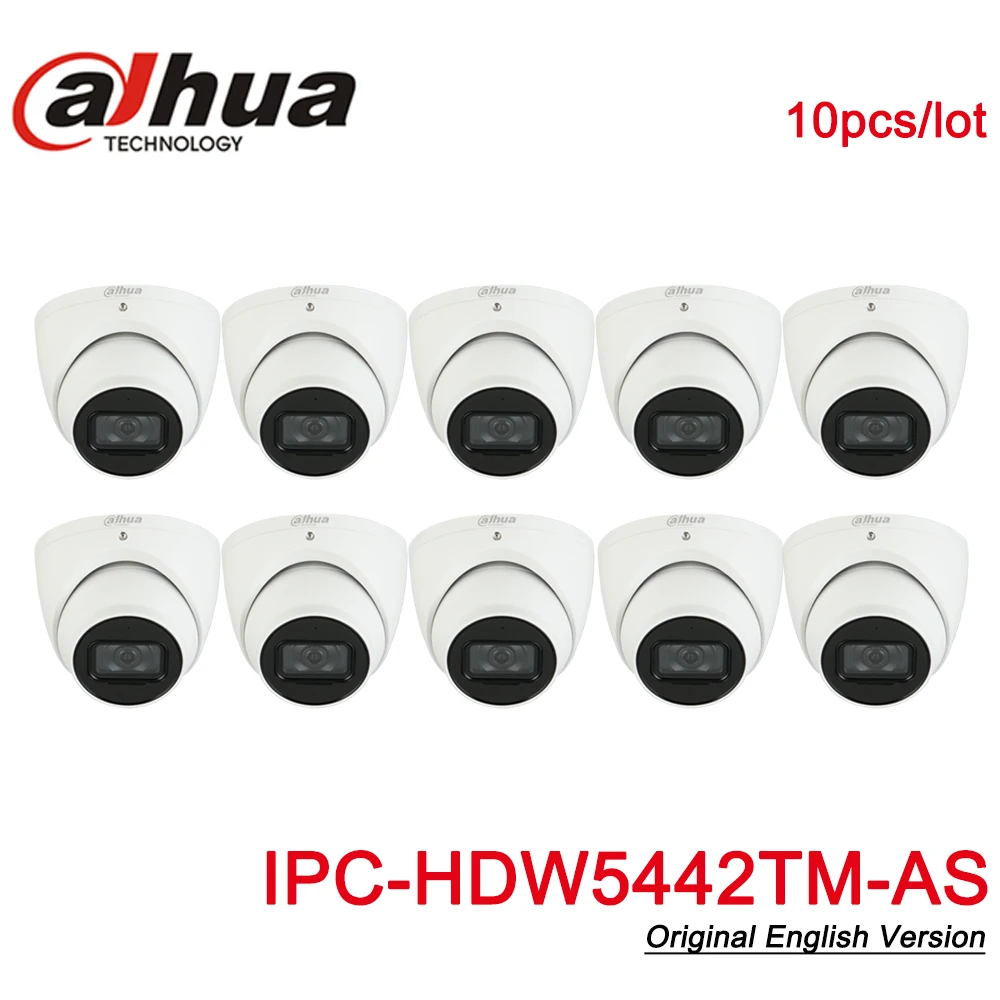 Предпродажа Dahua оригинальная IPC-HDW5442TM-AS 4MP WDR IR Eyeball AI сетевая камера H.265& H.264 Встроенный микрофон IR50m IP67 10 шт./лот