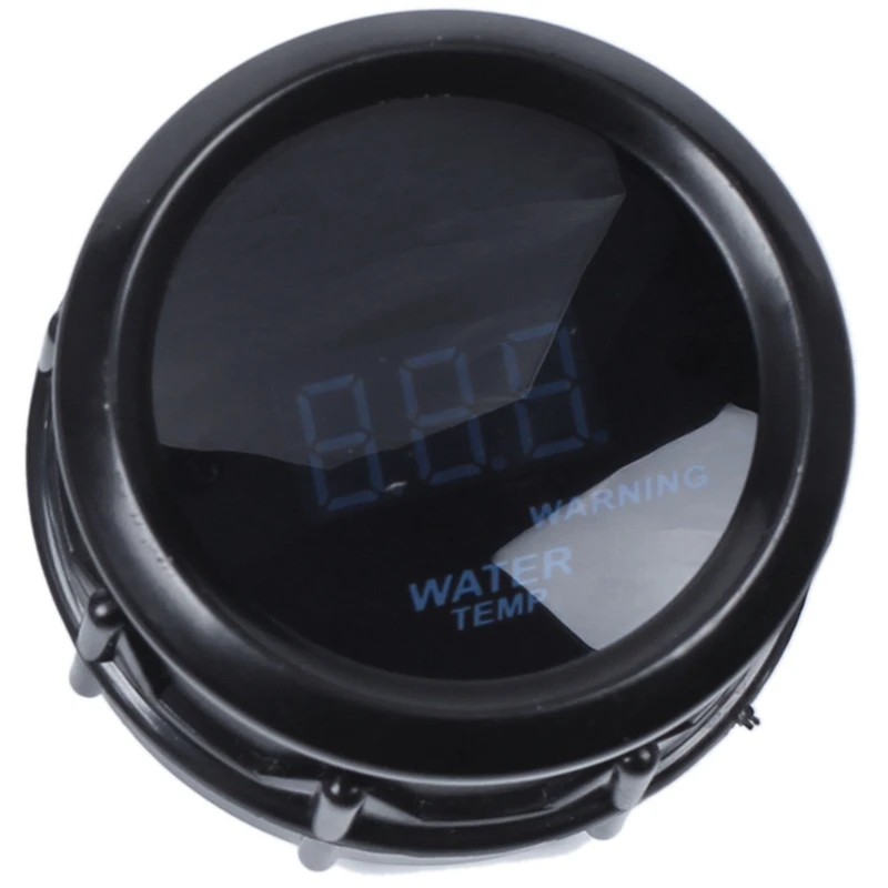52 мм 2,0 дюйма lcd 40~ 120 градусов Цельсия Авто Цифровой измеритель температуры воды с Предупреждение льным датчиком светильник-черный