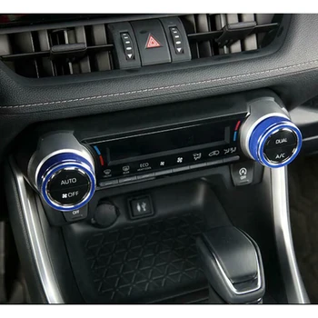

For 2019 2020 Toyota RAV4 Button Decoration Trim Trim Durable Practical
