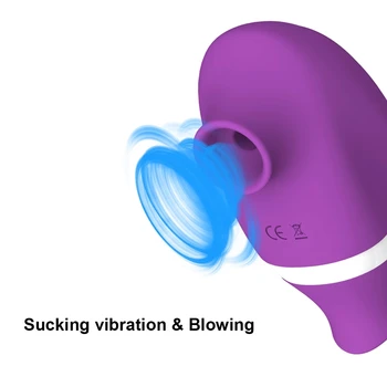 Clit Vibrator for Women Clitoris Powerful Sucker Tongue Licking Stimulator Oral Blowjob Pussy Sex Machine Toys Goods for Adults 2