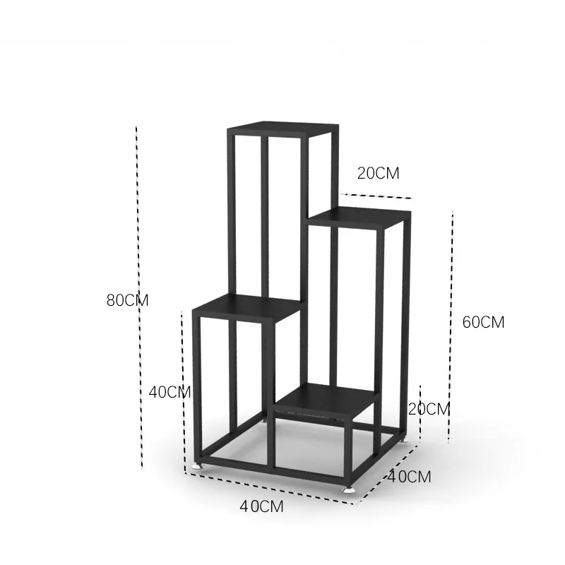 S black iron plate Nordic завод по производству металлических стенд Крытый железная стойка для цветов Творческий мрамор сад стенд для гостиной пол цветок металлическая полка балкон - Цвет: S black iron plate