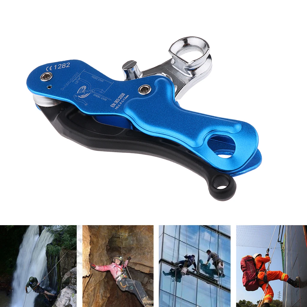 

Outdoor Rock Climbing Tree Caving Self-Braking Stop Descender Belay Hardware - CE Certified