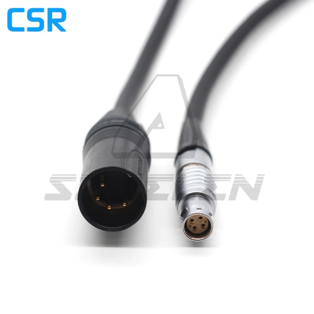 XLR 4pin штекер на 6pin(4+ 2) штекер Женский Для RED Epic/GEmini/RED SCARLET-W/RED RAVEN/RED WEAP кабель питания