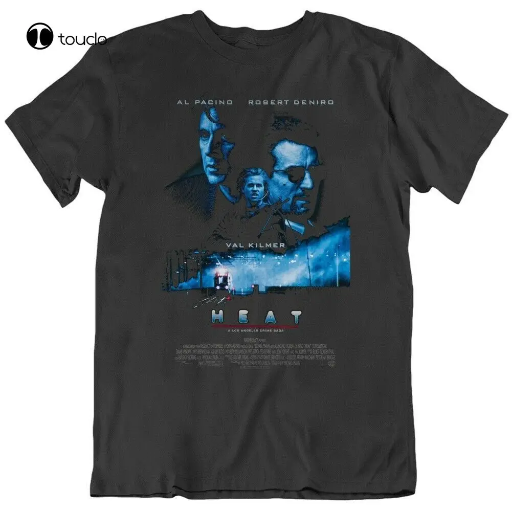 

Культовый классический фильм Heat Al Pacino Роберт Де Ниро постер фильма черная футболка