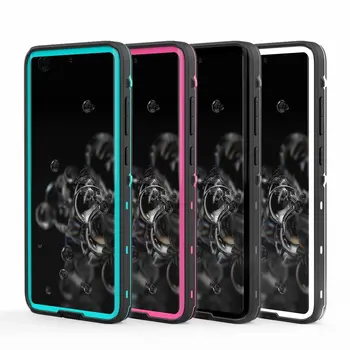 

30pcs/lot Diving Underwater Redpepper IP68 Waterproof Case PC + TPU Cover For Samsung Galaxy S20/S20+/S20 Plus/S20 Ultra
