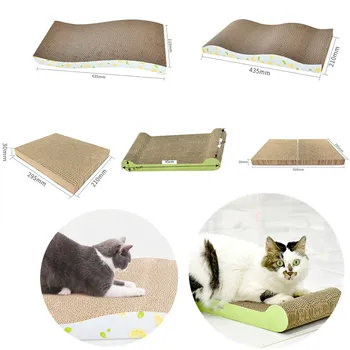 

Cat Scratch Plate Claw Grinder Corrugated Wear-resistant Large Cat Claw Plate Cat Scratching Mat Pet Cat Scratch Board