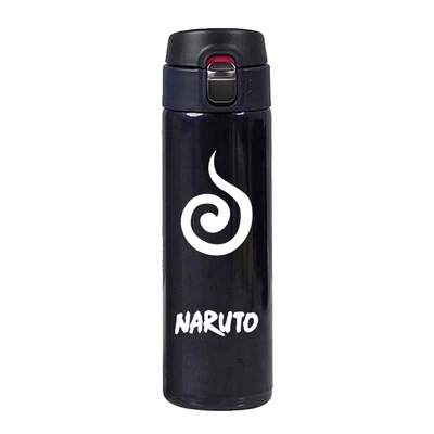 OUSSIRRO NARUTO Thermos Uzumaki Naruto With Cover Hatake Kakashi Thermos Uchiha Itachi Mugs Cup Gift - Цвет: N