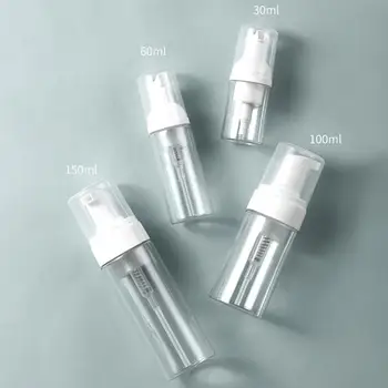 

New 4Pcs 30/60/100/150ml Travel Mousse Foaming Shampoo Gel Storage Bottle Dispenser