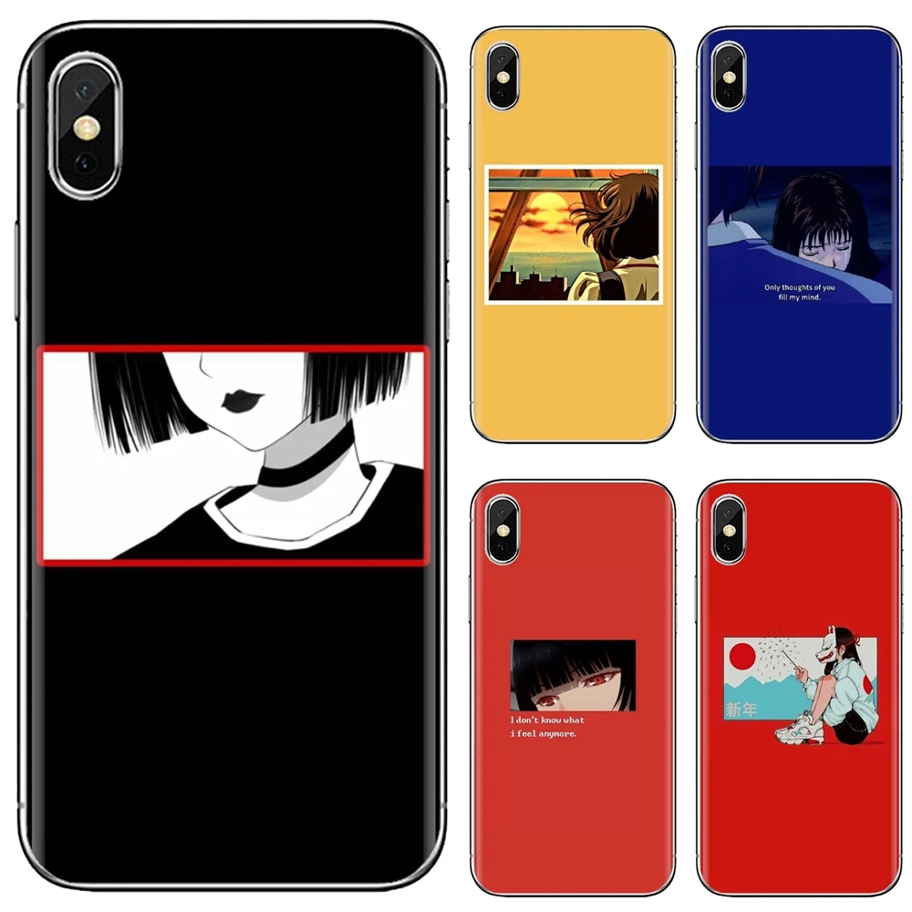 For Meizu M6 M5 M6S M5S M2 M3 M3S NOTE MX6 M6t 6 5 Pro Plus U20 sad japanese Anime puzzle aesthetic Silicone Bag Case | Мобильные