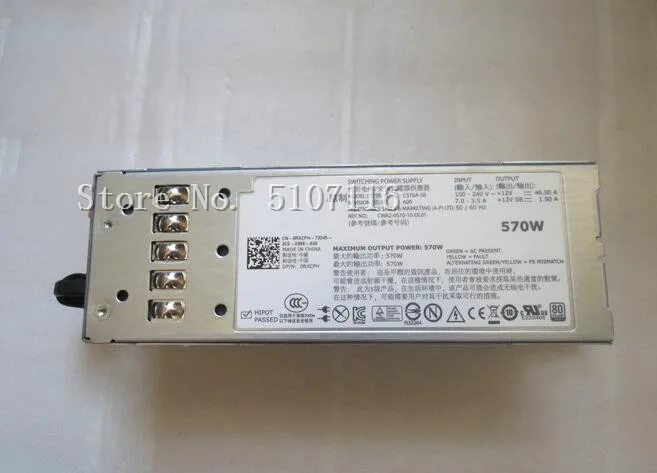 Для C570A-S0 570 Вт VPR1M 570 Вт R710 T610 серверный блок питания будет полностью протестирован перед отправкой