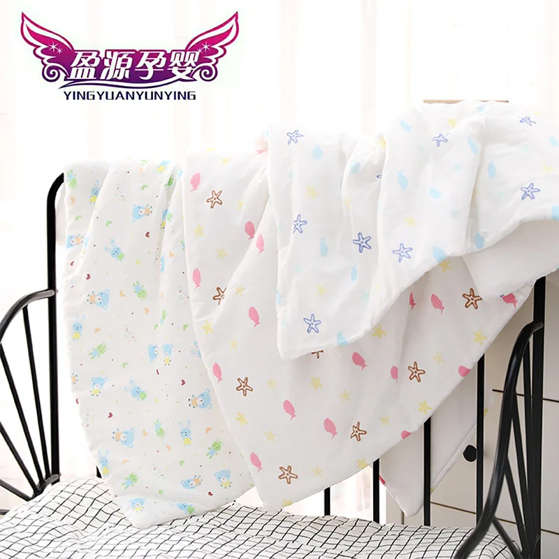 

Second Layer Gauze plus Cotton Children's Quilt High Temperature Disinfection Soft And Comfortable Wrapping Blanket Spacious Pac