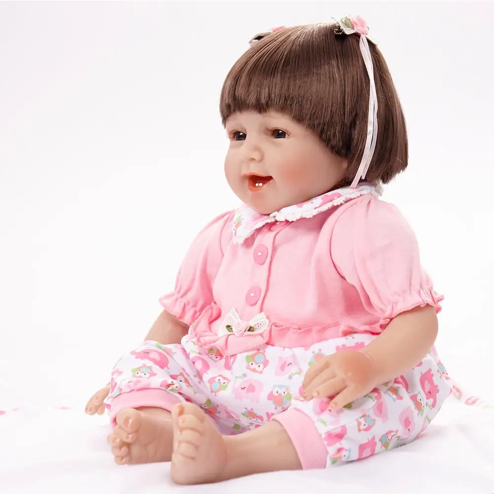 55 см Силиконовые Reborn Super Baby реалистичные детские Bonecas Детские куклы Bebes Reborn Brinquedos Reborn игрушки для детей Подарки