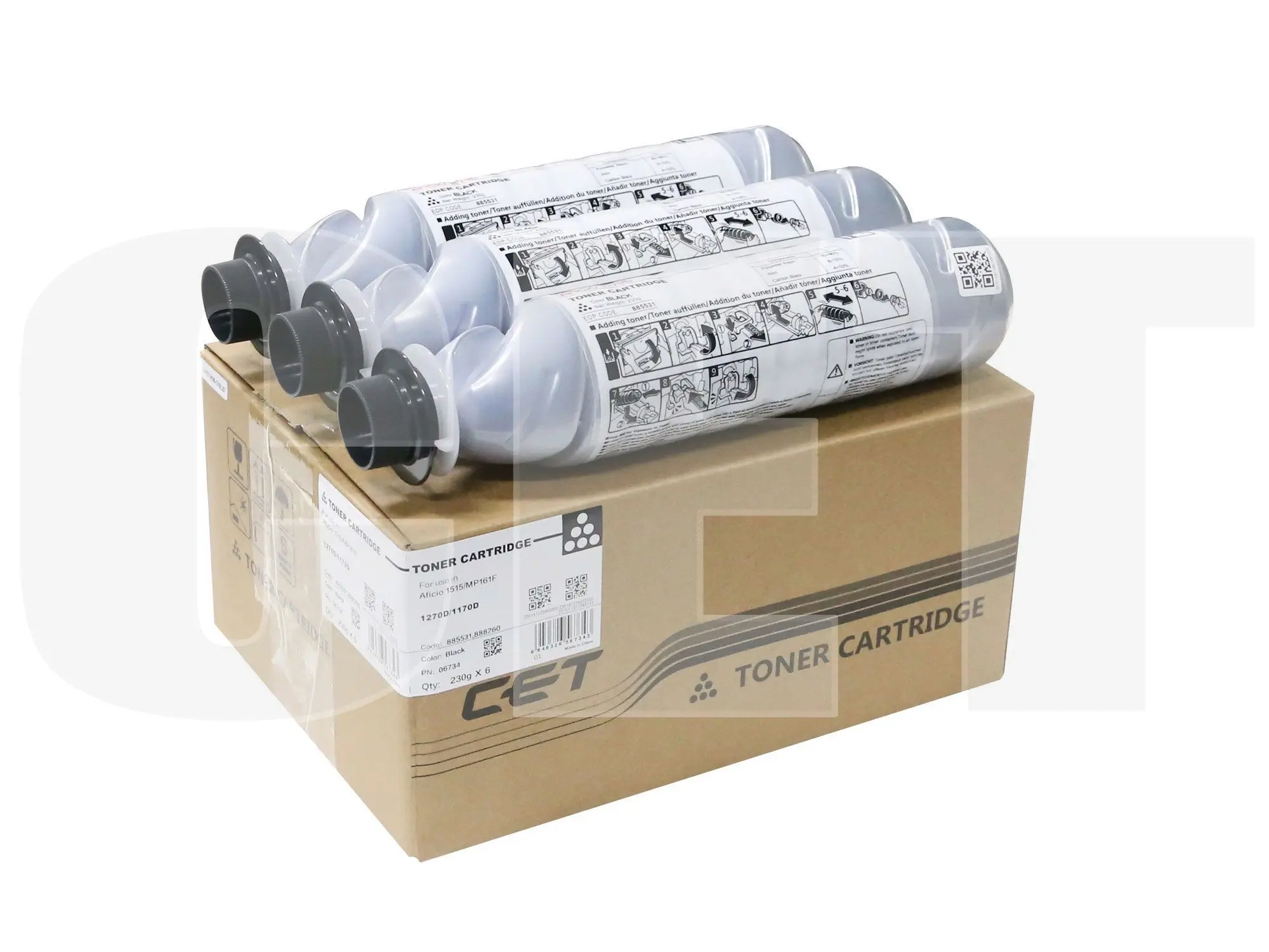 Тонер-картридж (SD3) 1270D для RICOH Aficio 1515/MP161 (CET) 230г 7000 стр. CET6734 | Компьютеры и офис