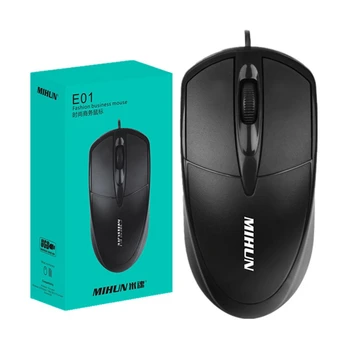 

HOT Dropshipping Office Wired USB Mouse Optical Gaming Mouse Laptop PC Computer Optical Mice Universal Ergonomic Mause with BOX