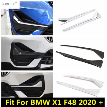 

Rear Bumper Fog Lights Lamps Eyelid Eyebrow Stripes ABS Chrome / Carbon Fiber Look / Matte Cover Trim For BMW X1 F48 2020