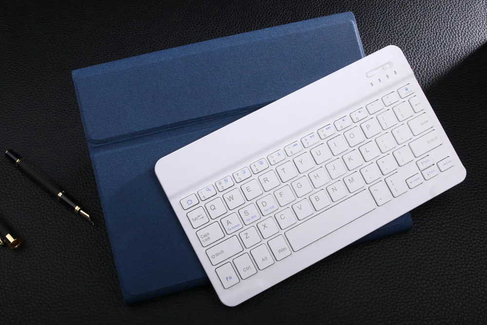 Чехол для клавиатуры съемная смарт-откидная крышка с usb-кабелем для зарядки пластик+ TPU+ PU для iPad 9,7 / Pro Air 2/1