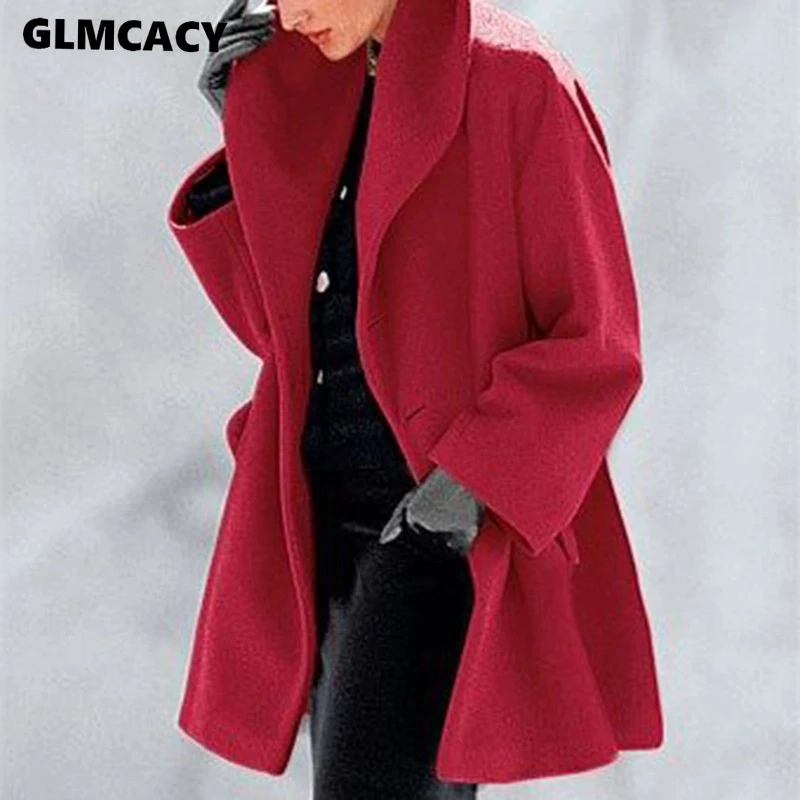 Beste Vrouwen Pluizige Jas Herfst Winter Jas Ongedwongen Warme Kraag Bont Uitloper Mid Lengte Fuzzy Wollen Jassen