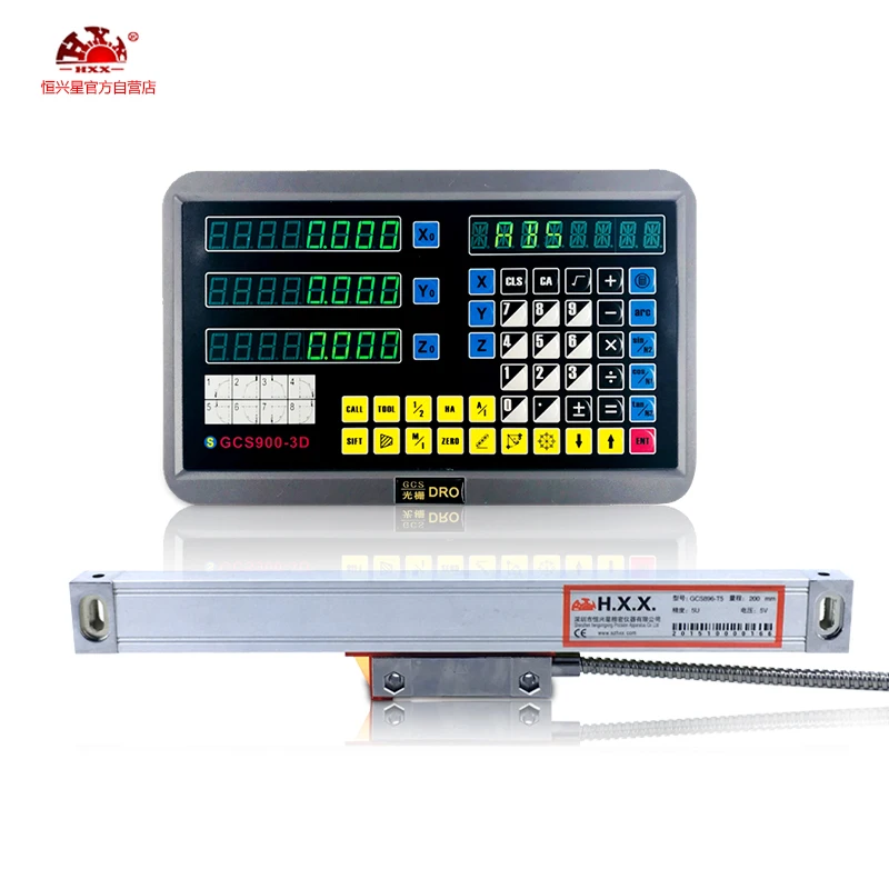 Новый DRO Set / Kit 3 осевой цифровой индикационный дисплей с шт. 0 1000 мм линейный