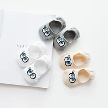 Детские носки zhuo shang mian pin весенне-летние короткие Нескользящие невидимые носки из силикагеля P023