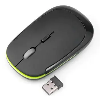 

Gaming mouse 3-Button 1600 DPI USB Optical Wireless Computer Mouse 2.4G Receiver Super-thin Mouse For PC Laptop desktop