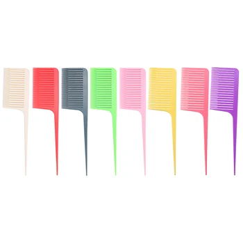 

Plastic One-Way Dyeing Tail Comb Hairdressing Highlighting Sectioning Brush