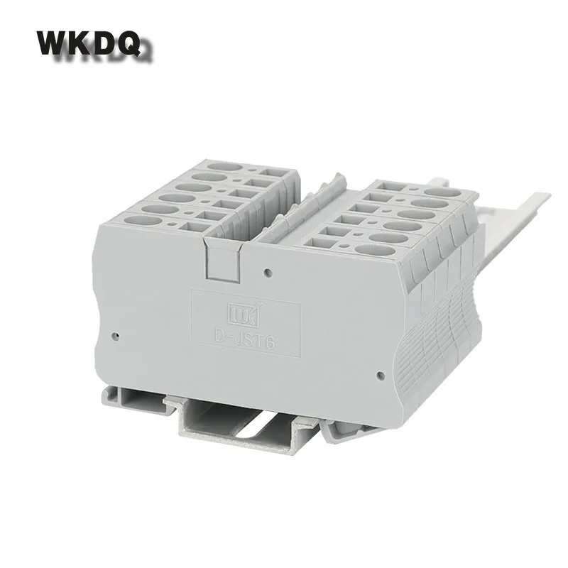 D-ST6 Концевая крышка Phoenix ST 6 и PT 6 din-рейка клеммные блоки Концевая крышка пластина L70/H36.6/W2.2mm разъем