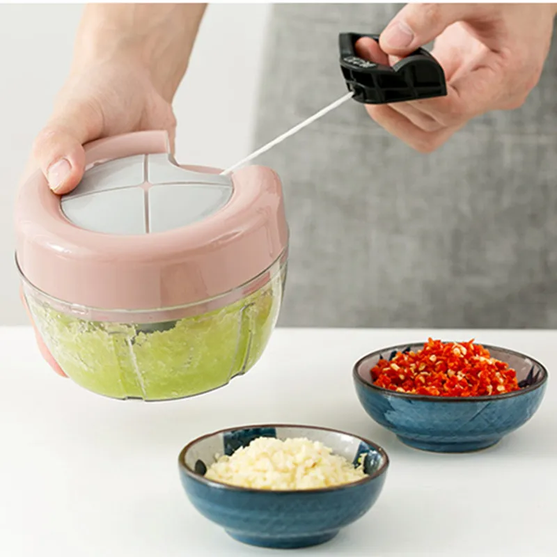 Ручная мощная Мясорубка MOM'S ручной измельчитель для продуктов миксер блендер