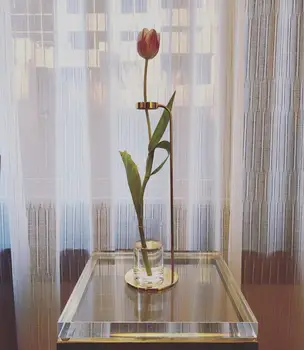 

Cross-border wrought iron vase simple decoration creative explosion model home hydroponic test tube Nordic creativity