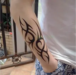 Водостойкая временная татуировка наклейка огненный пламя тотемный Дракон ястреб хна Татто наклейка s флэш-тату поддельные татуировки для
