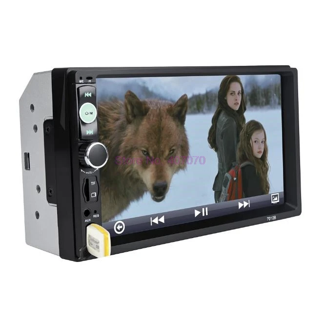 От DHL или Fedex 20pcs автомобильный dvd 2 Din 7010B видеоплеер с сенсорным экраном