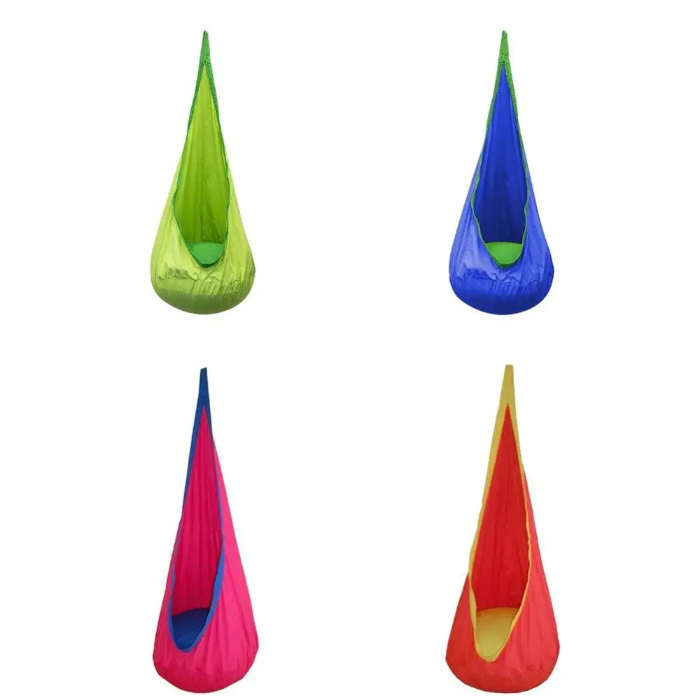 ARRIES Creative Kid Hammock Garden Furniture Pod Swings Chair Indoor Outdoor Hanging Seat Child Cocoon Swing Seat Patio Portable ARRIES Creative Kid Hammock Garden Furniture Pod Swings Chair Indoor Outdoor Hanging Seat Child Cocoon Swing Seat Patio Portable
