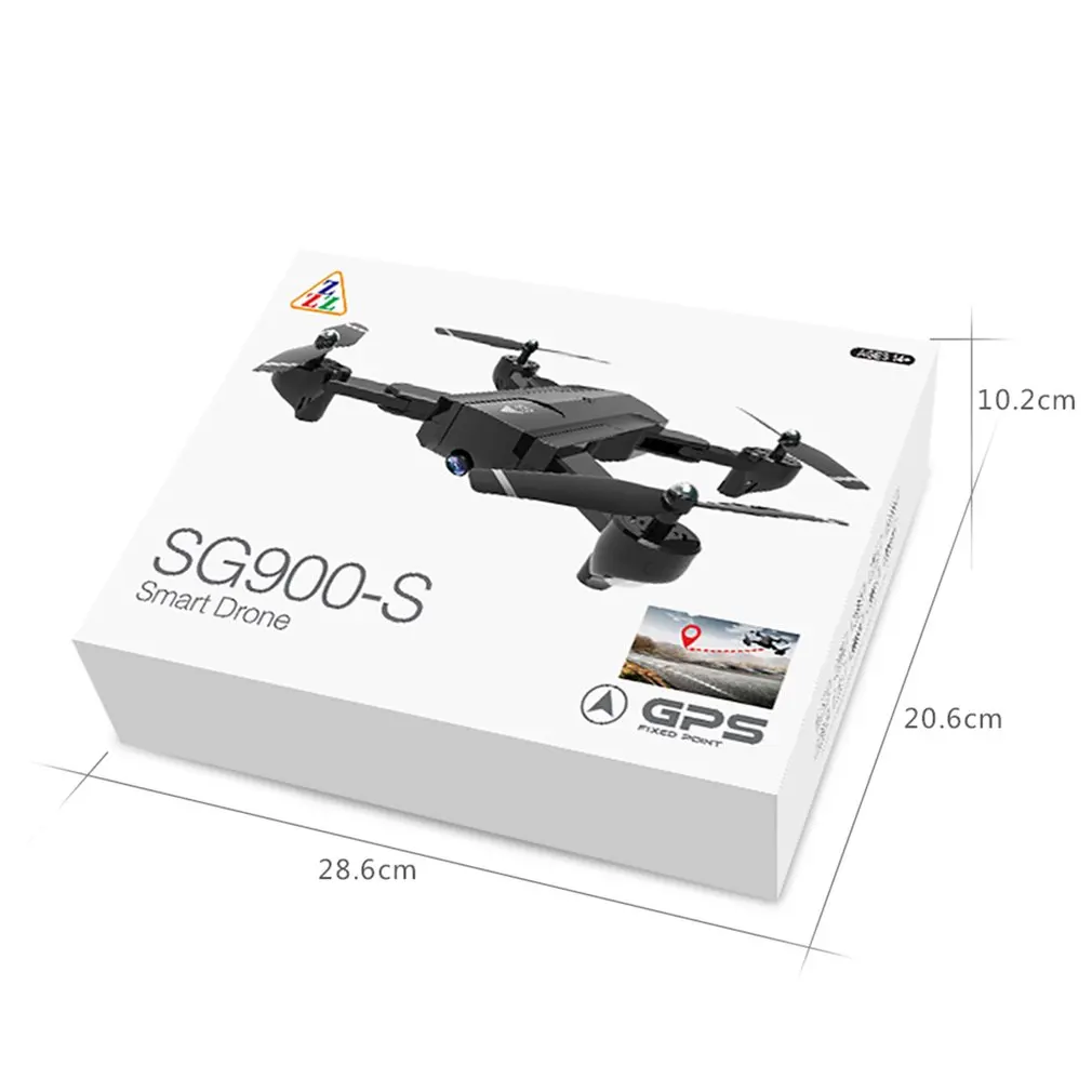 SG900-S 2,4G RC Дрон складной селфи смарт gps FPV Квадрокоптер с 720 P/1080 P HD камерой высота удержания следуем за мной