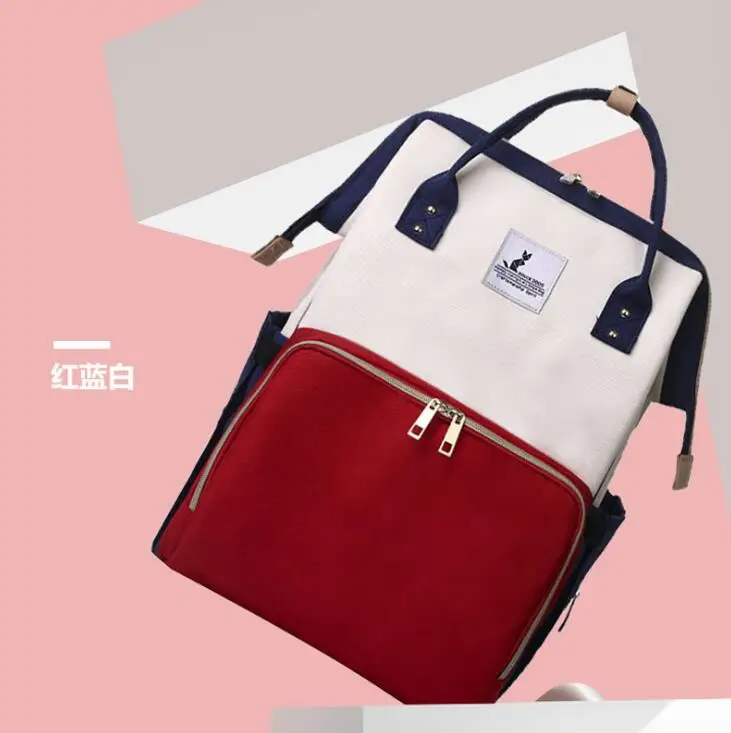 Большой рюкзак для коляски, детские пеленки, сумки для мам, водонепроницаемый подгузник, сумка, сумки для мам, BNM001 - Цвет: BNM001C