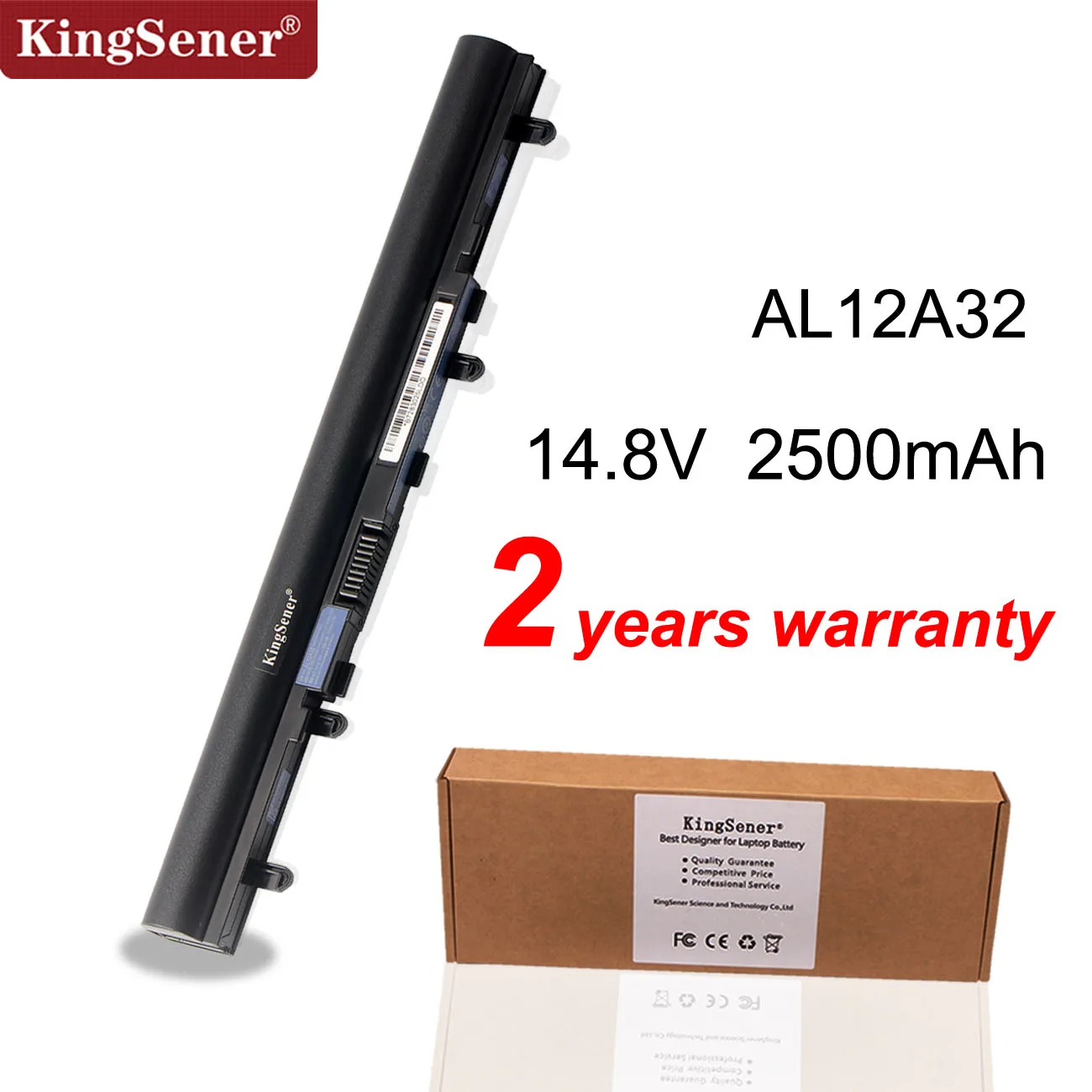 Kingsener Al12A32 Al12A72 Batteria Del Computer Portatile Per Acer Aspire V5 V5-171 V5-431 V5-531 V5-431G V5-471 V5-571 V5-471G V5-571G 2500Mah