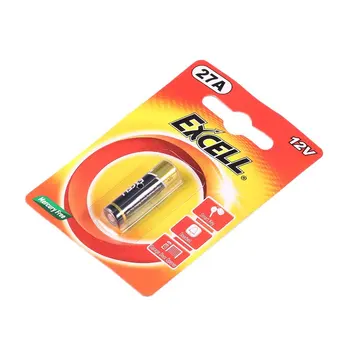 

5pcs/set EXCELL 12V 27A Mercury Free Button Cell Great Replacement Battery for Smart Key Doorbell Garage Door Opener