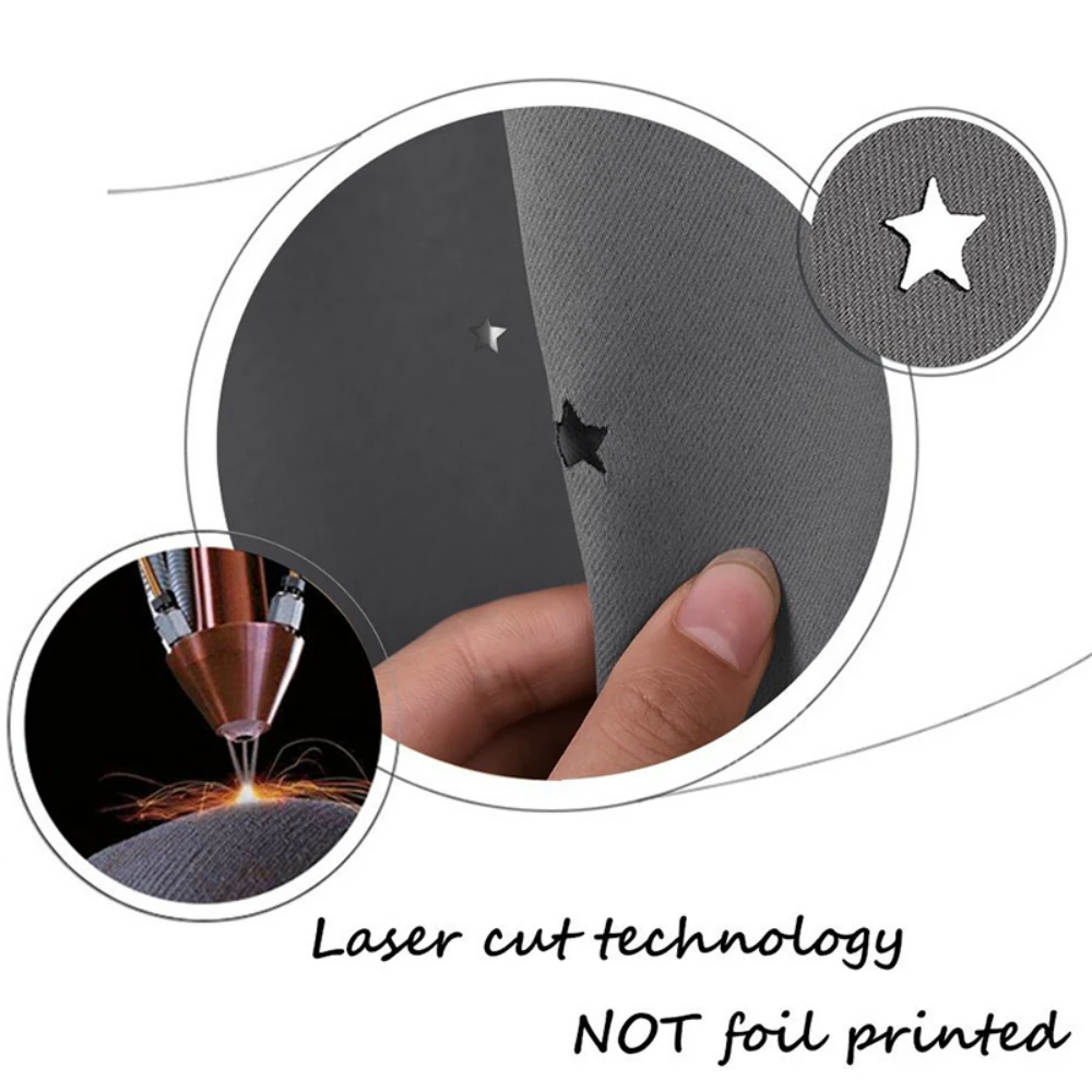 1 панель Лето Горячая Распродажа модные звезды затемненные занавески японские