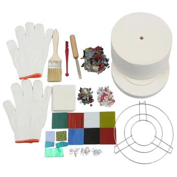 

15Pcs Large Microwave Kiln Kit Glass Fusing DIY Jewellery Professional Tool