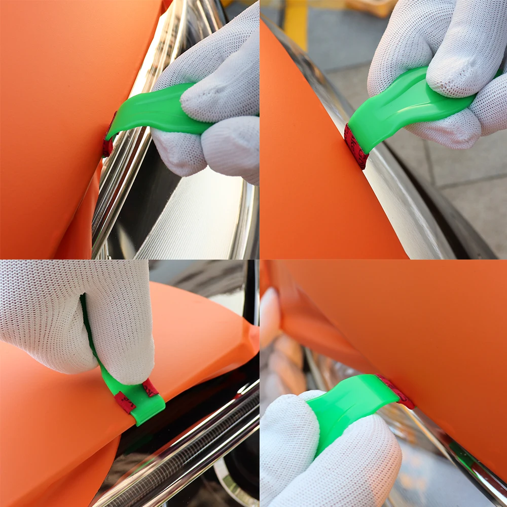 Günstige EHDIS Vinyl Wrap Auto Magnet Rakel Kunst Messer Set Auto Aufkleber Anwendung Styling Tool Kit Carbon Faser Verpackung Magnet Schaber