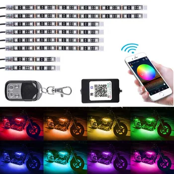 

One Dragged Eight Bluetooth App Atmosphere Light New Style Led Motorcycle Ambience Light Voice Control Music Remote Control