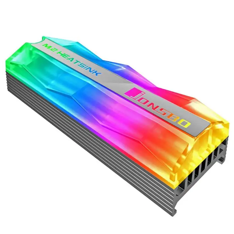 Jonsbo M.2-2 ARGB Lighting M.2 радиатор SSD 5 в 3Pin твердотельный жесткий диск охладитель