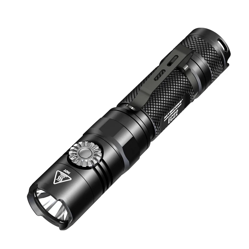 NITECORE EC22 Tacitcal Flash светильник CREE XP-L HD V6 max 1000lm луч бросок 180 м фонарь бесступенчатая яркость светильник