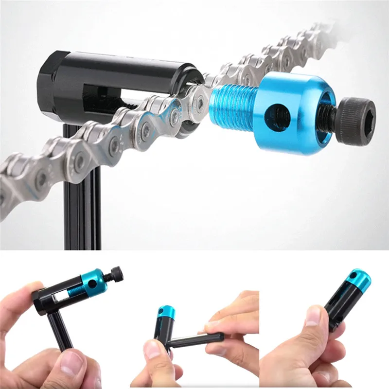

Mini Chain Tool Bike Chain Buckle Repair Removal Tool Bike Link Lever Cycling Repair Tools Chain Pin Splitter Device Chain Break