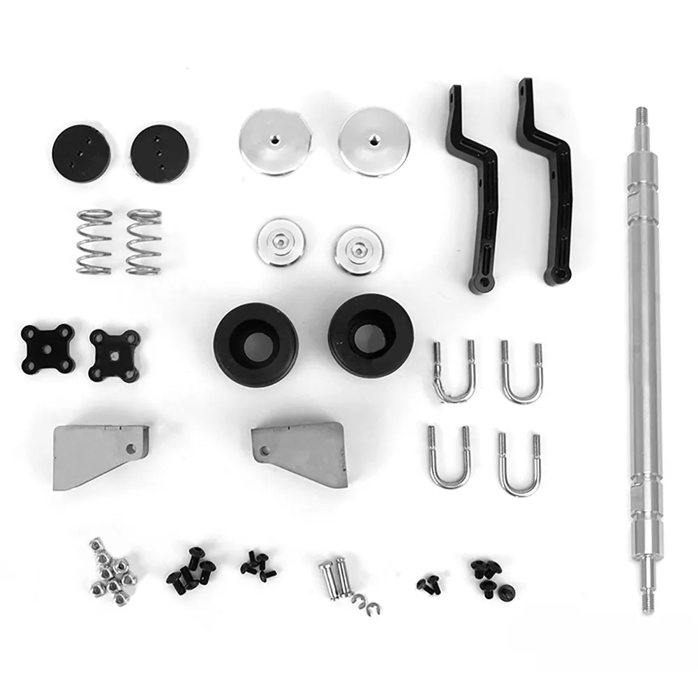 

The Pneumatic Suspension Air Unpowered Axle for 1/14 RC Truck Semi Trailer